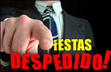 ¡Estas Despedido!